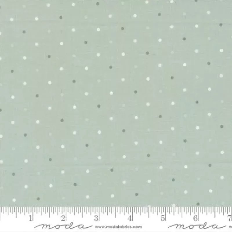 108 Magic Dot Robins Egg Wideback by Lella Boutique for Moda