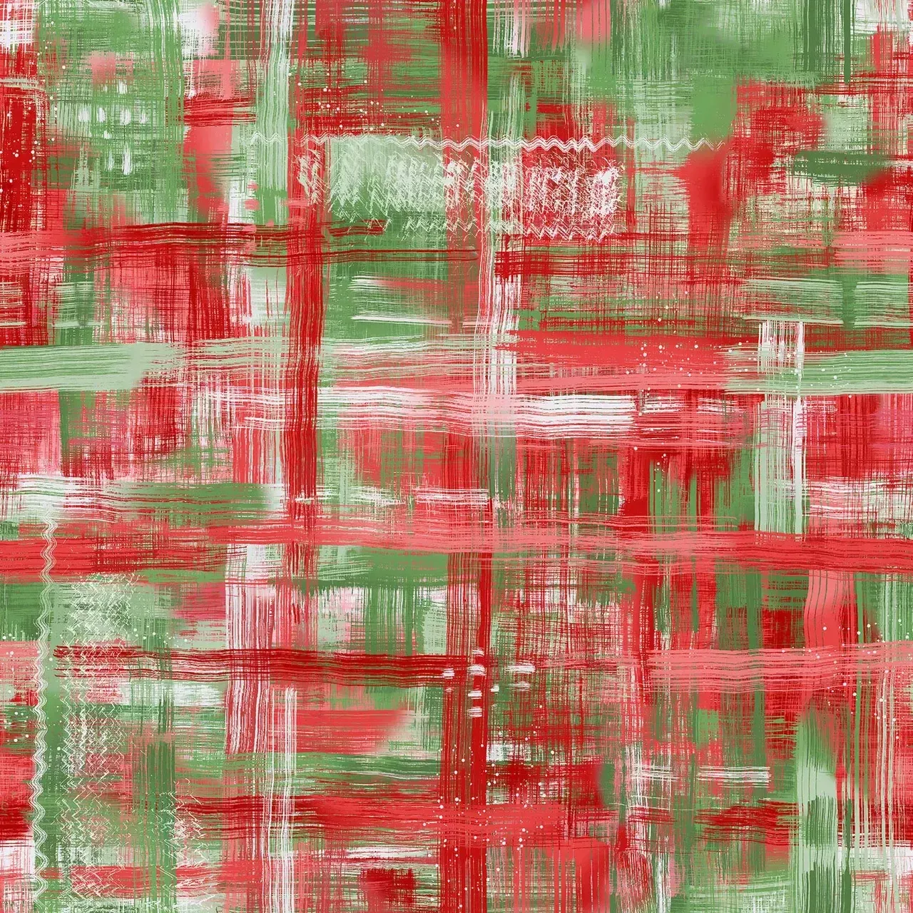 108" Wide - Red/Green - Colorfield
