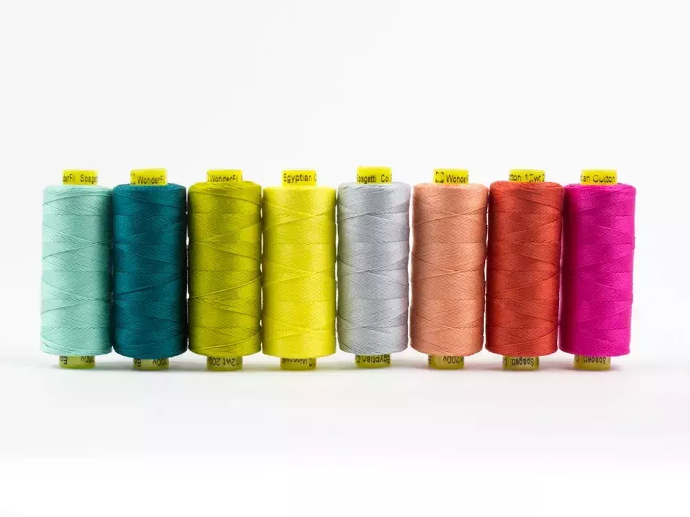 12wt - Spagetti 8-Spool Thread Set - Violet Craft