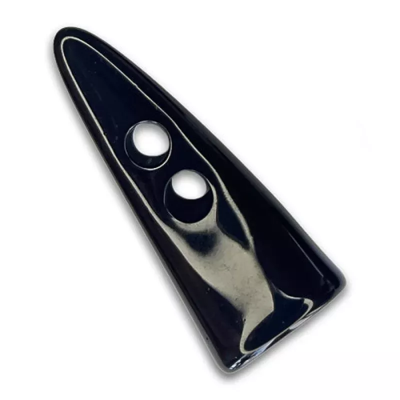 2″ Black 2-Hole Toggle Plastic Button (Made in USA)