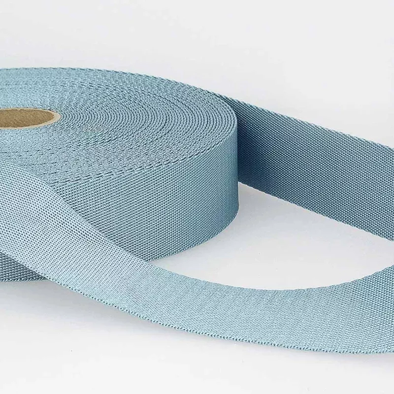 35mm Polyester Webbing in Light Blue