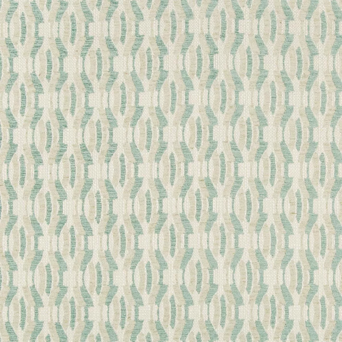 Agate Weave Aqua Fabric