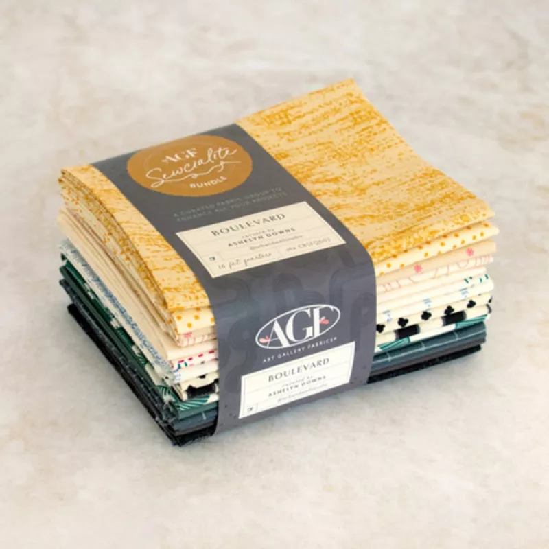 AGF Sewcialite Fat Quarter Bundle – Boulevard Edition