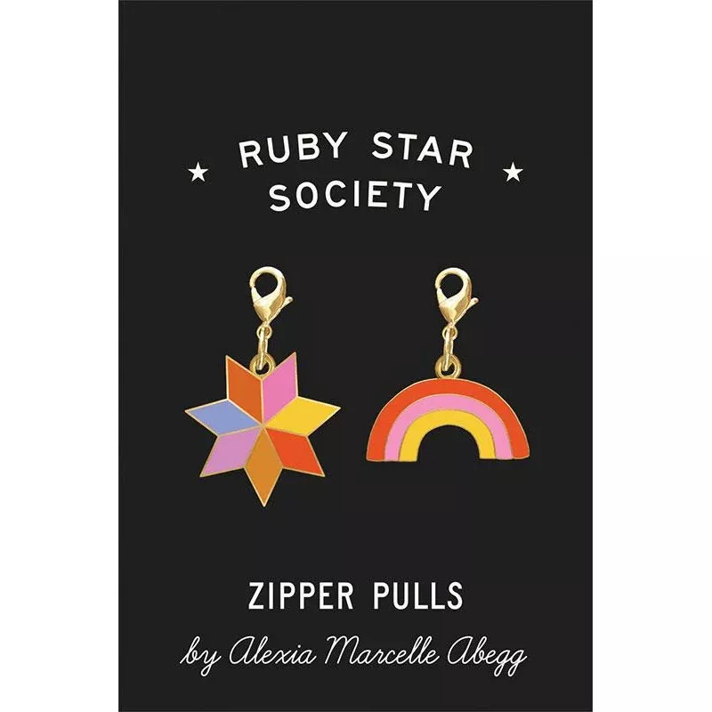 Alexia Zipper Pulls 2ct RS 7052 Ruby Star
