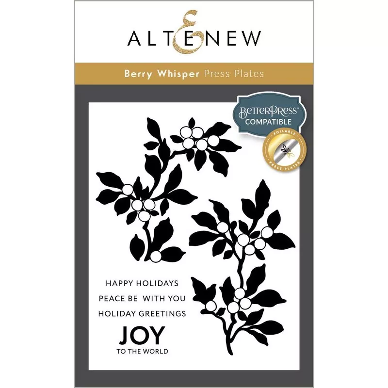 Altenew Berry Whisper Press Plate alt10910