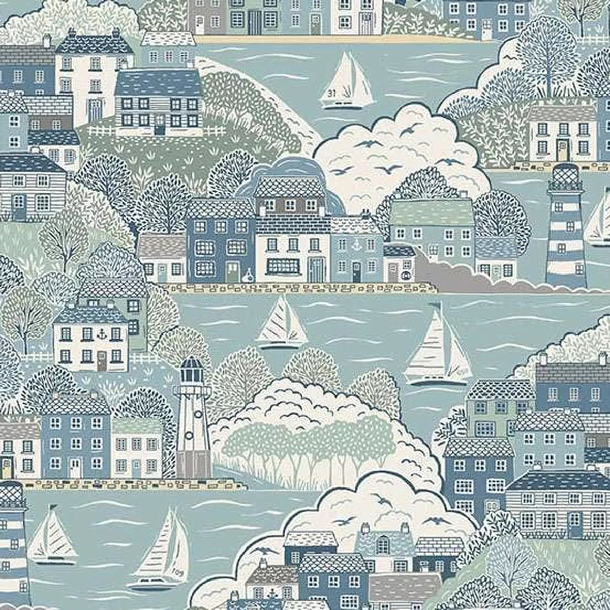 Andover Fabric Driftwood – Cove Light Blue 171 B3