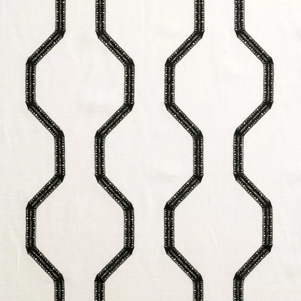 Asra Noir Fabric by Clarke & Clarke