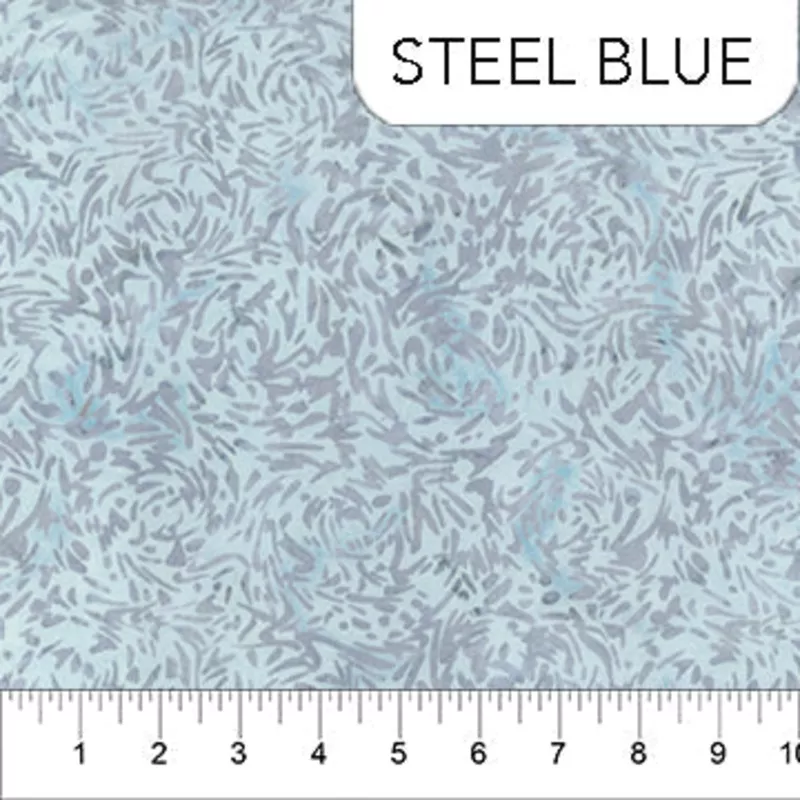 Banyan BFFs Batiks Steel Blue