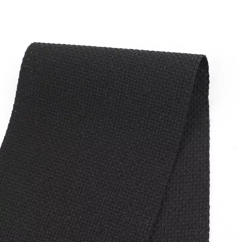 Basketweave Poly Tweed Suiting – Black