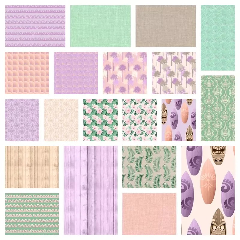 Beach Bum Fat Quarter Bundle – 20 Pieces