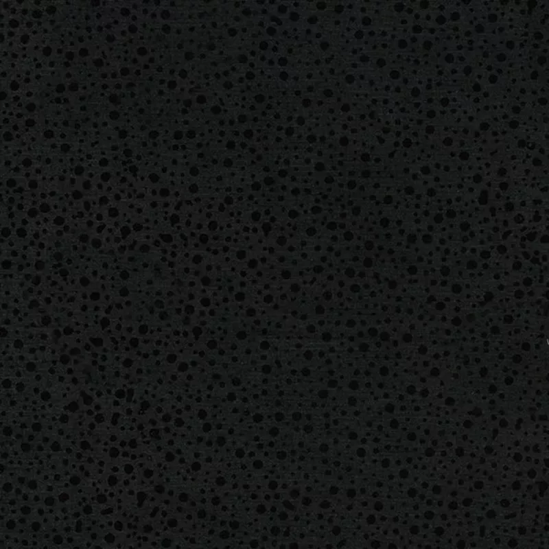 Beehive BuzzDots | Black Charcoal | Batik Cotton