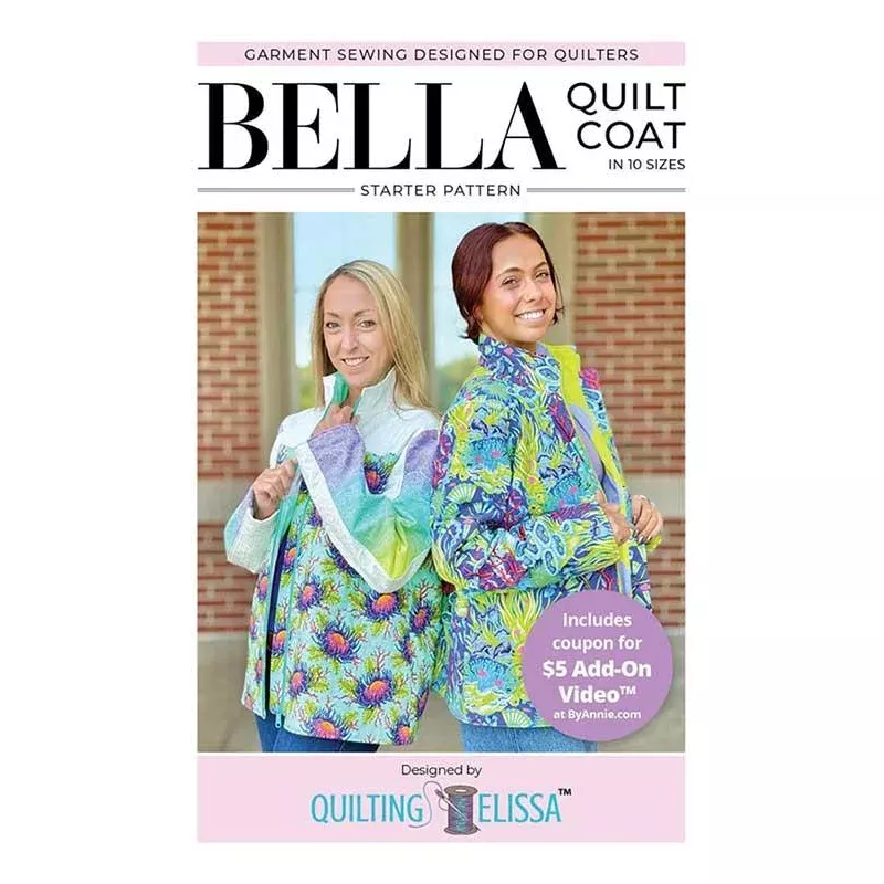 Bella Quilt Coat Wearable Pattern Quilting Elissa Patterns by Annie PBA-QE101