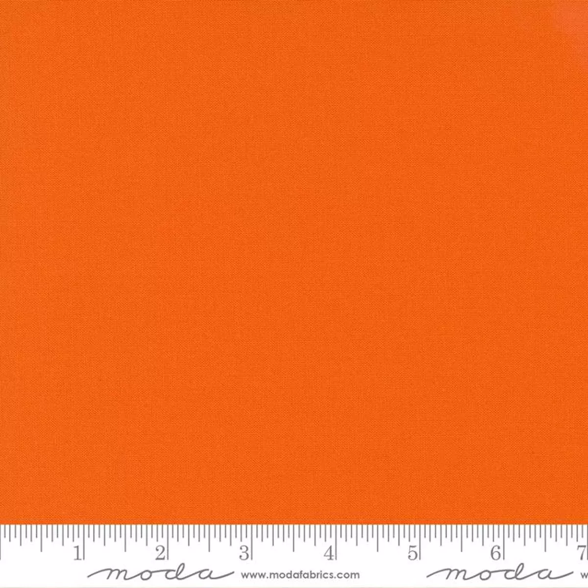Bella Solid Orange Moda Cotton Fabric MD 9900 80 1/2
