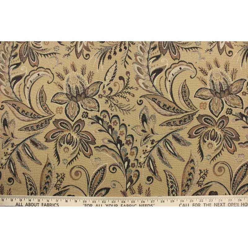 Belvedere Tapestry in Mocha|Per Yard&6 X 6 Sample
