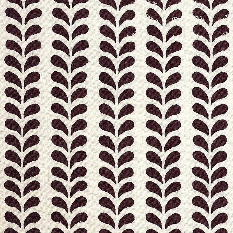 Bindi Hand Block Print | Aubergine