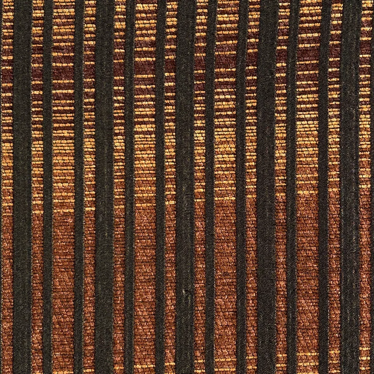Black and Brown Stripes Upholstery Fabric