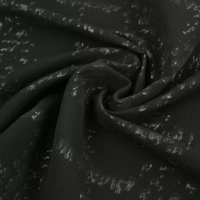 Black Geometric Jacquard 5071