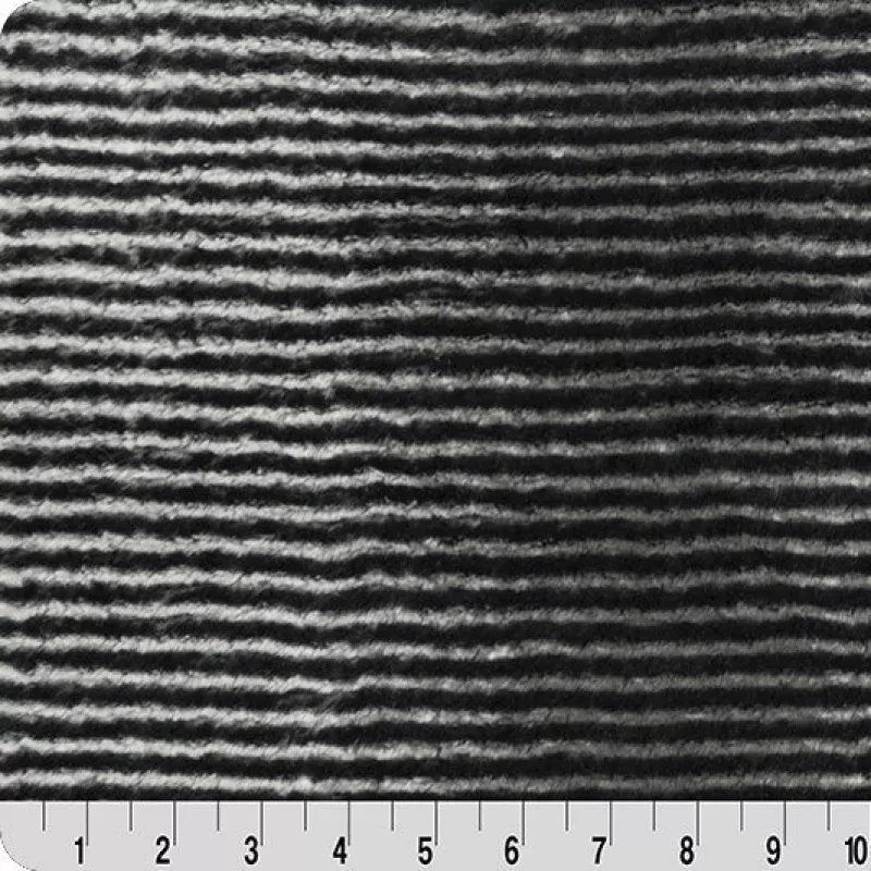 Black Luxe Cuddle Arctic Owl 58/60 Fabric per yard