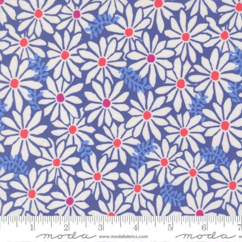 Bloom Blue Whale Reef Cotton 44/45 Fabric Per Yard