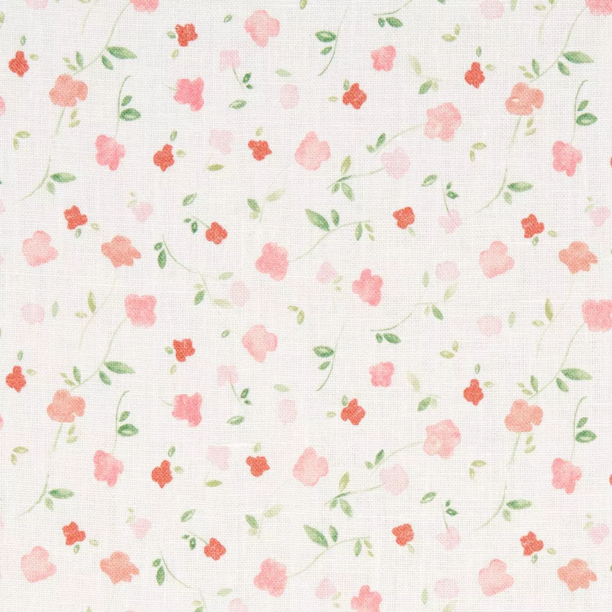 Bloomwind Performance Linen Pink Fabric