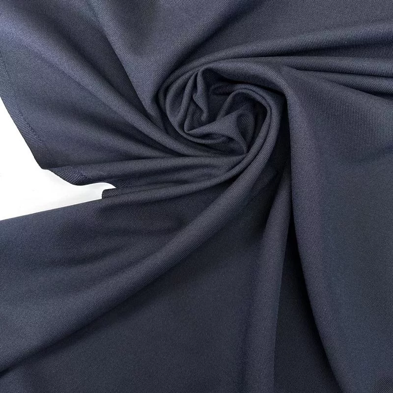 Blue Wool Polyamid Suit Fabric