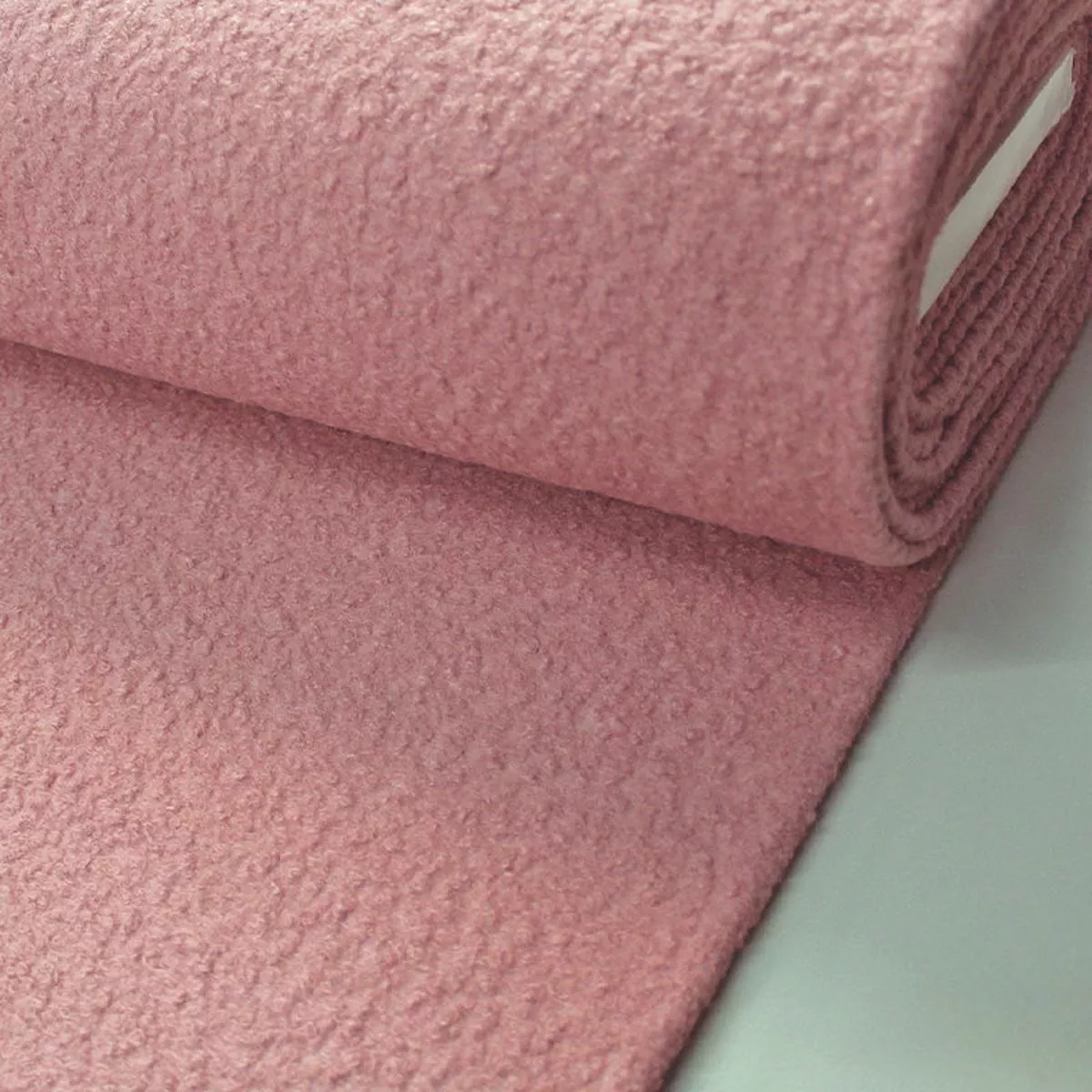 Boucle Coating Fabric – Rose Pink