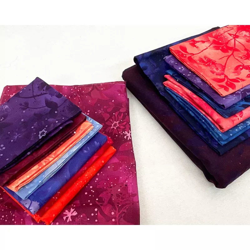 Boundless Coordinated Stash Builder Bundle – Glowing Lone Star Skyline – various fabrics 14 3/4 yards total