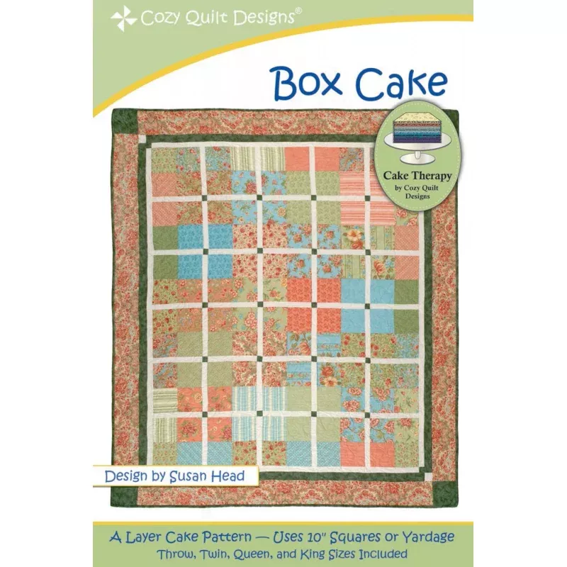 Box Cake Quilt Pattern by Cozy Quilt Designs