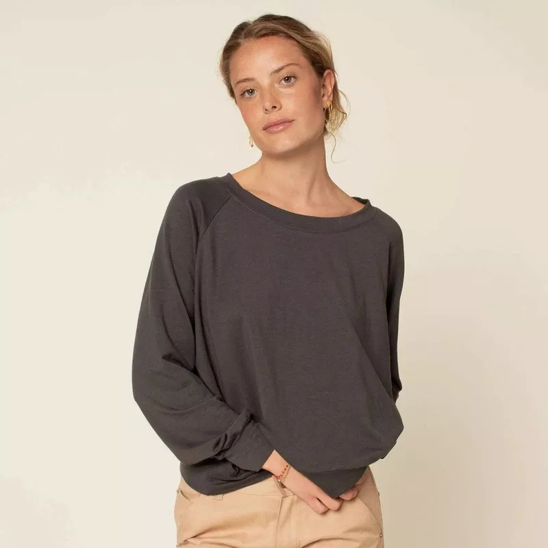 Boxy Raglan Sweater Pattern – PDF DOWNLOAD