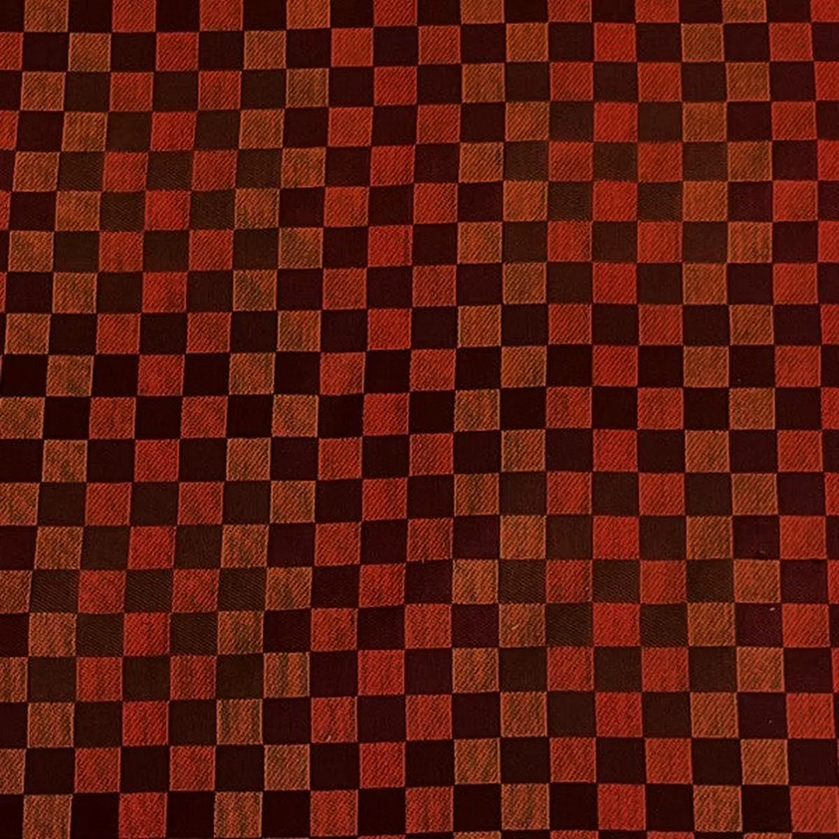 Burch Fabrics Kenny Rust Checker Upholstery Fabric