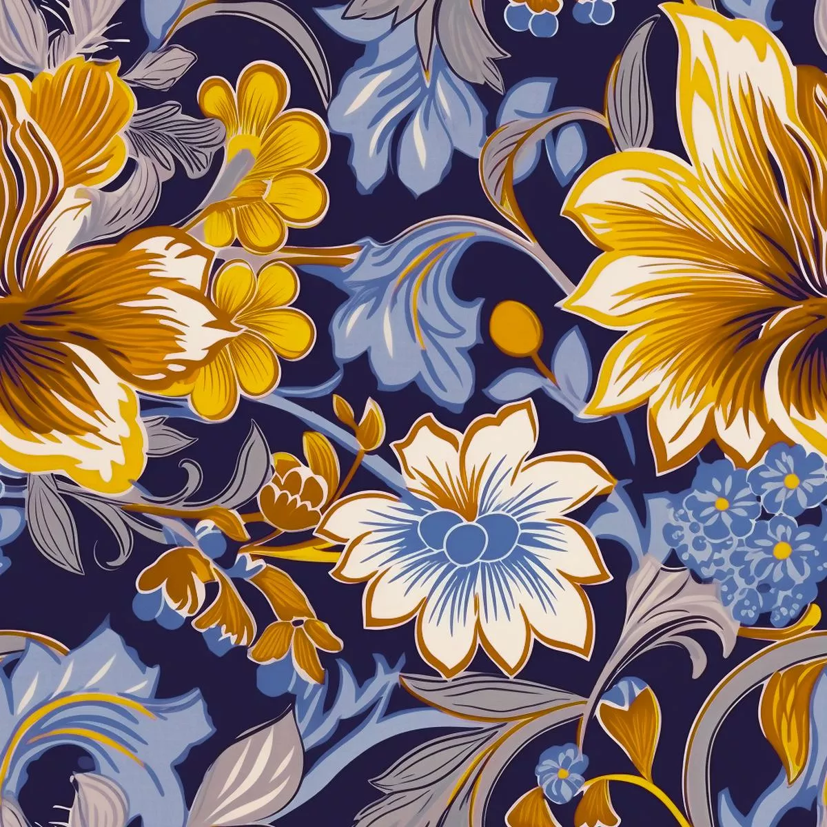 Calico Circle Bluebell