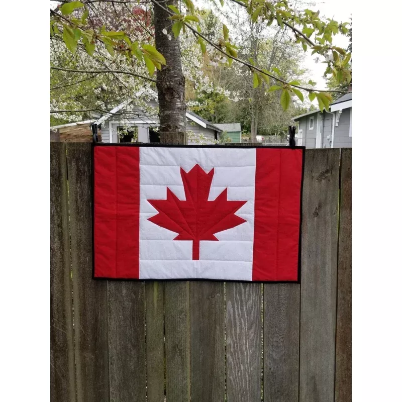 Canadian Flag Quilt Pattern