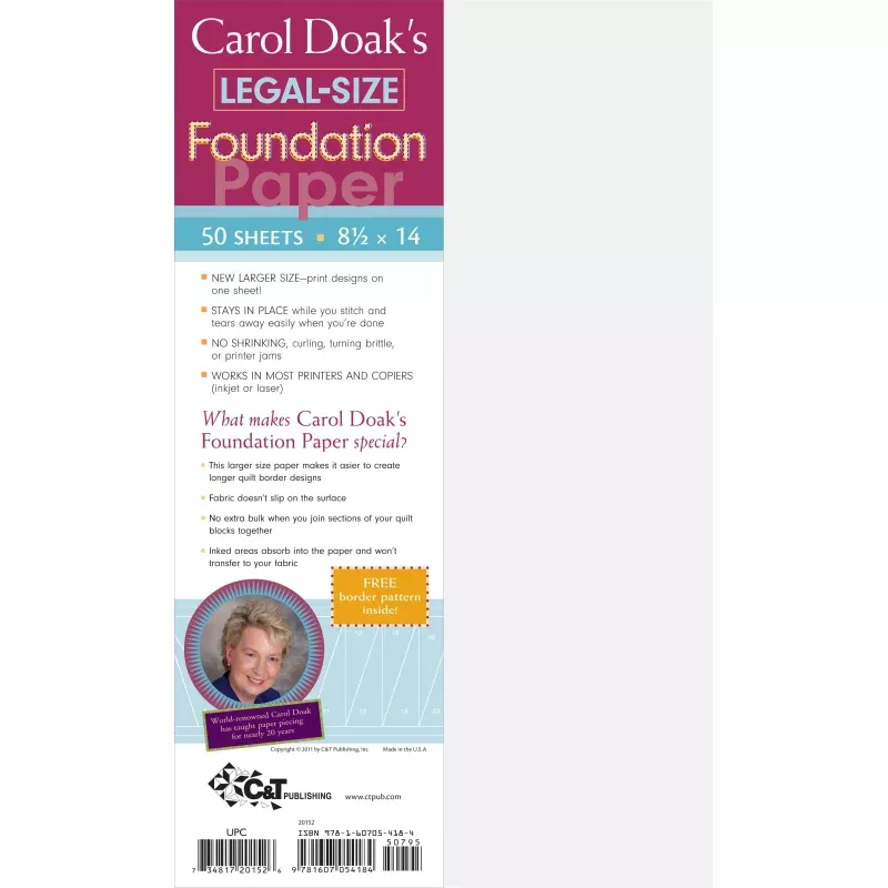 Carol Doak’s Foundation Paper