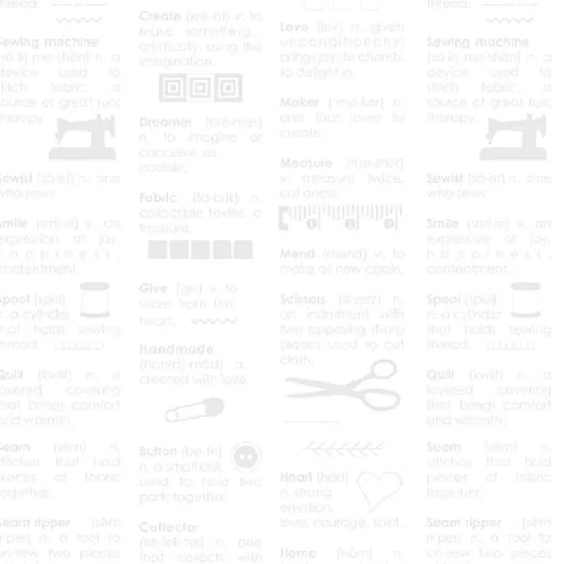 Chalk Garden – Maker Dictionary White/White
