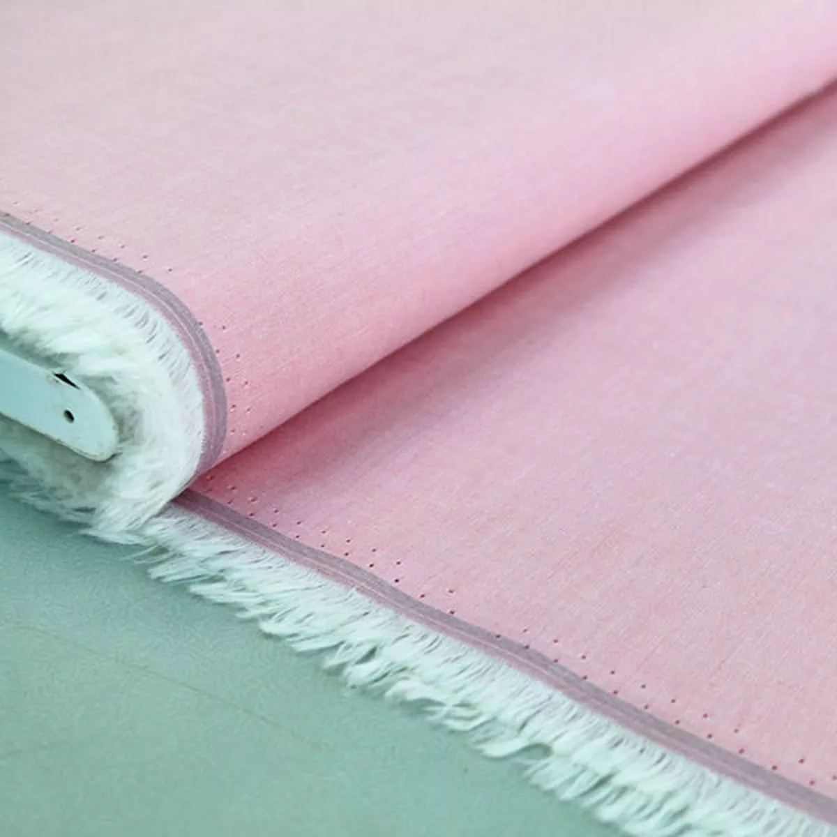 Chambray Cotton – Candy Pink