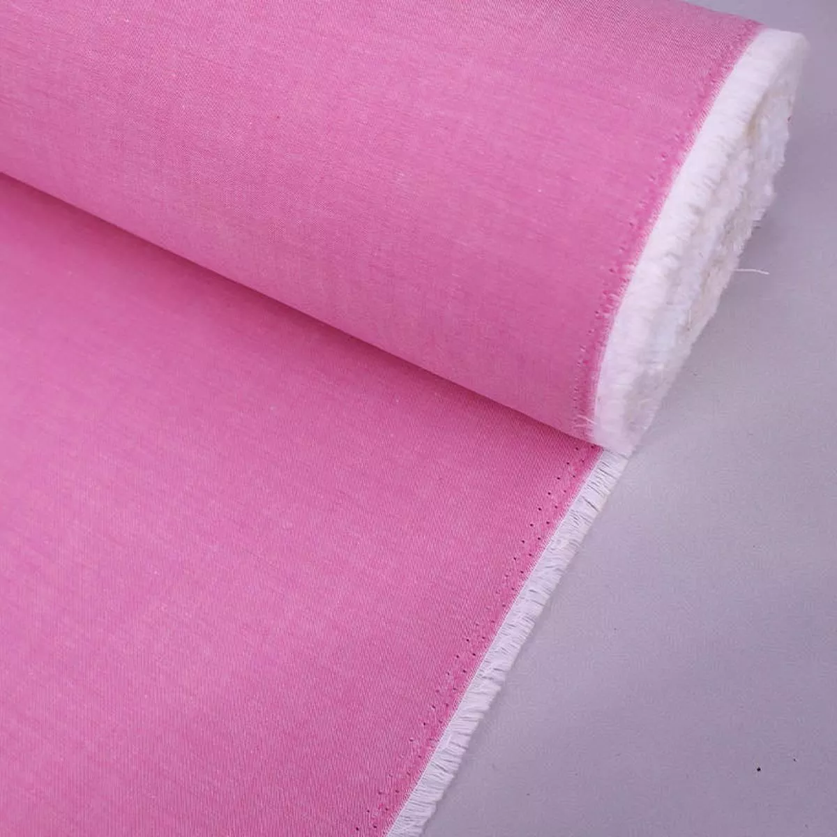 Chambray Cotton – Fuchsia