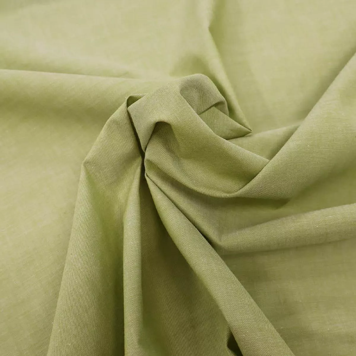Chambray Cotton -Sage Green