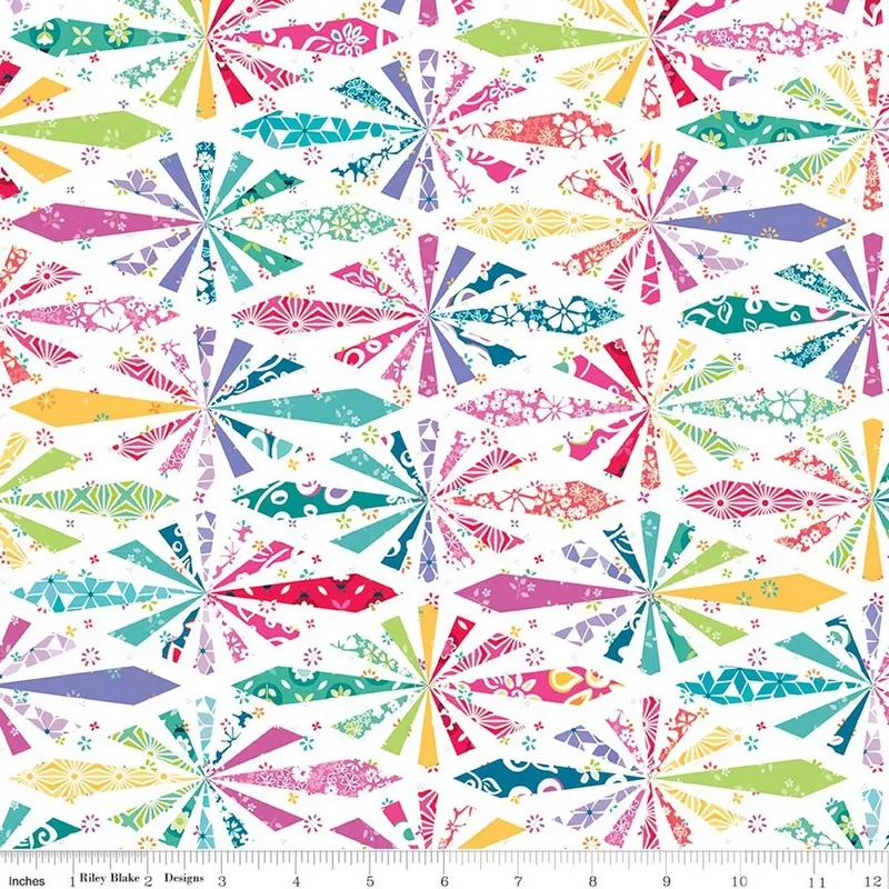 Chasing Rainbows Cheater Print Multi C18017-Multi