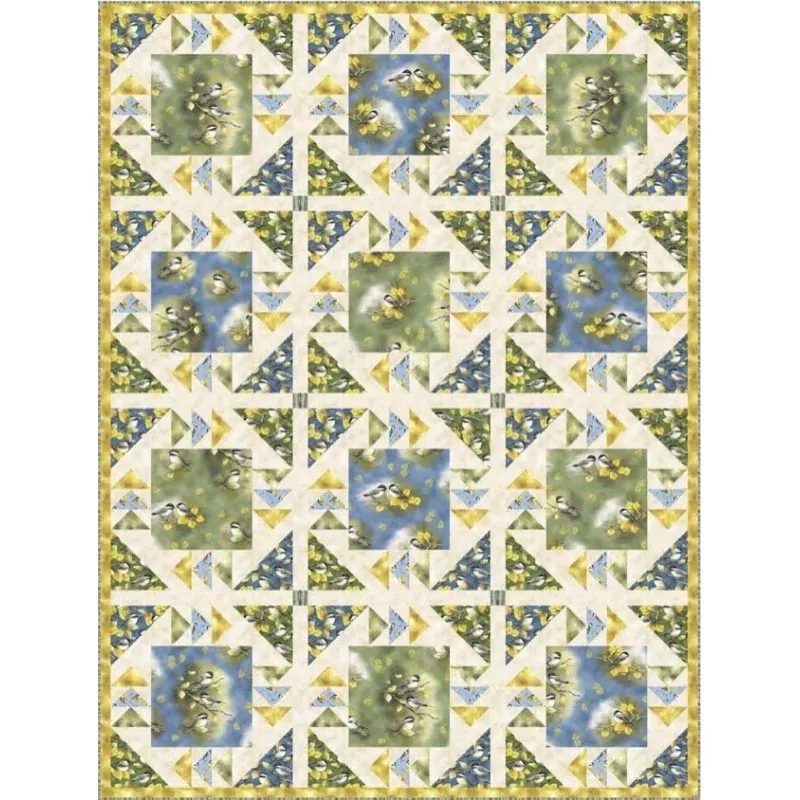 Chickadees & Sunshine Downloadable Pattern