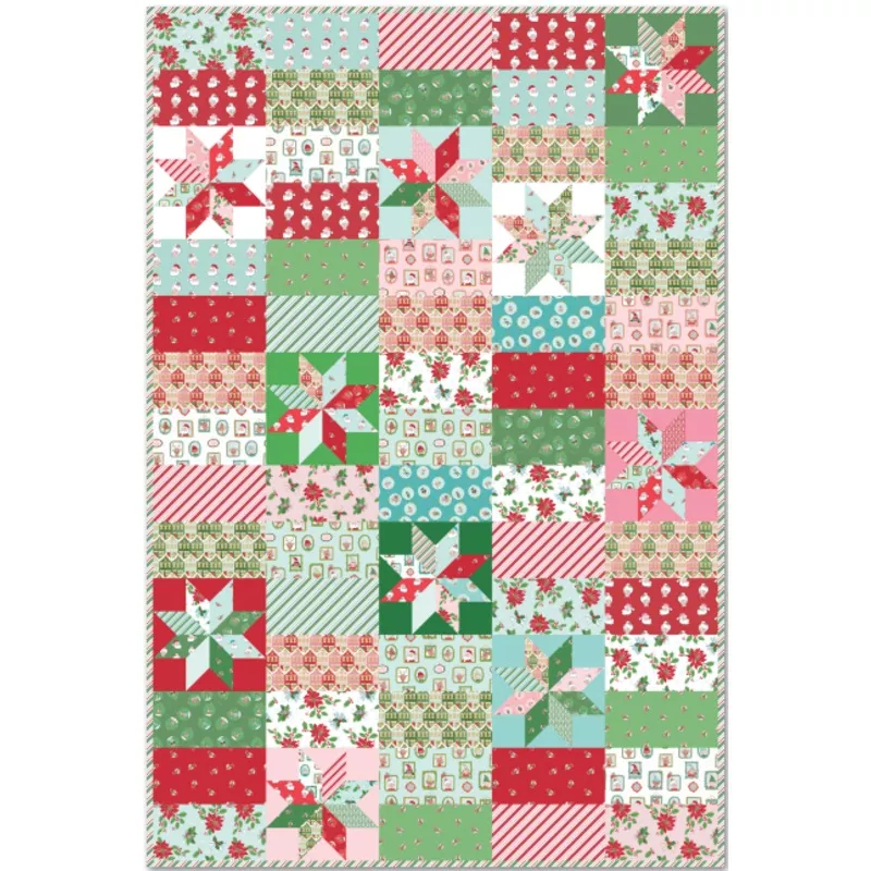 Claus and Co. Gathered Precuts Quilt Kit