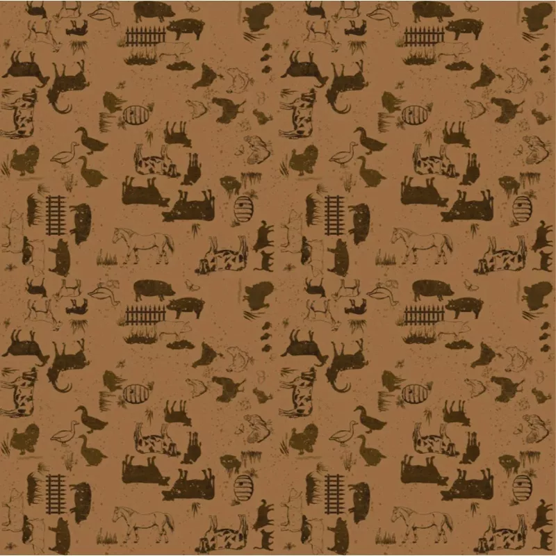 Clothworks – Homesteading – Animals (Brown)
