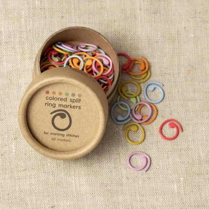 Colorful Split Ring Stitch Markers