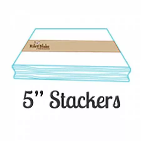 Confetti 5" Stackers - Off White -42 Pcs - Confetti Cottons