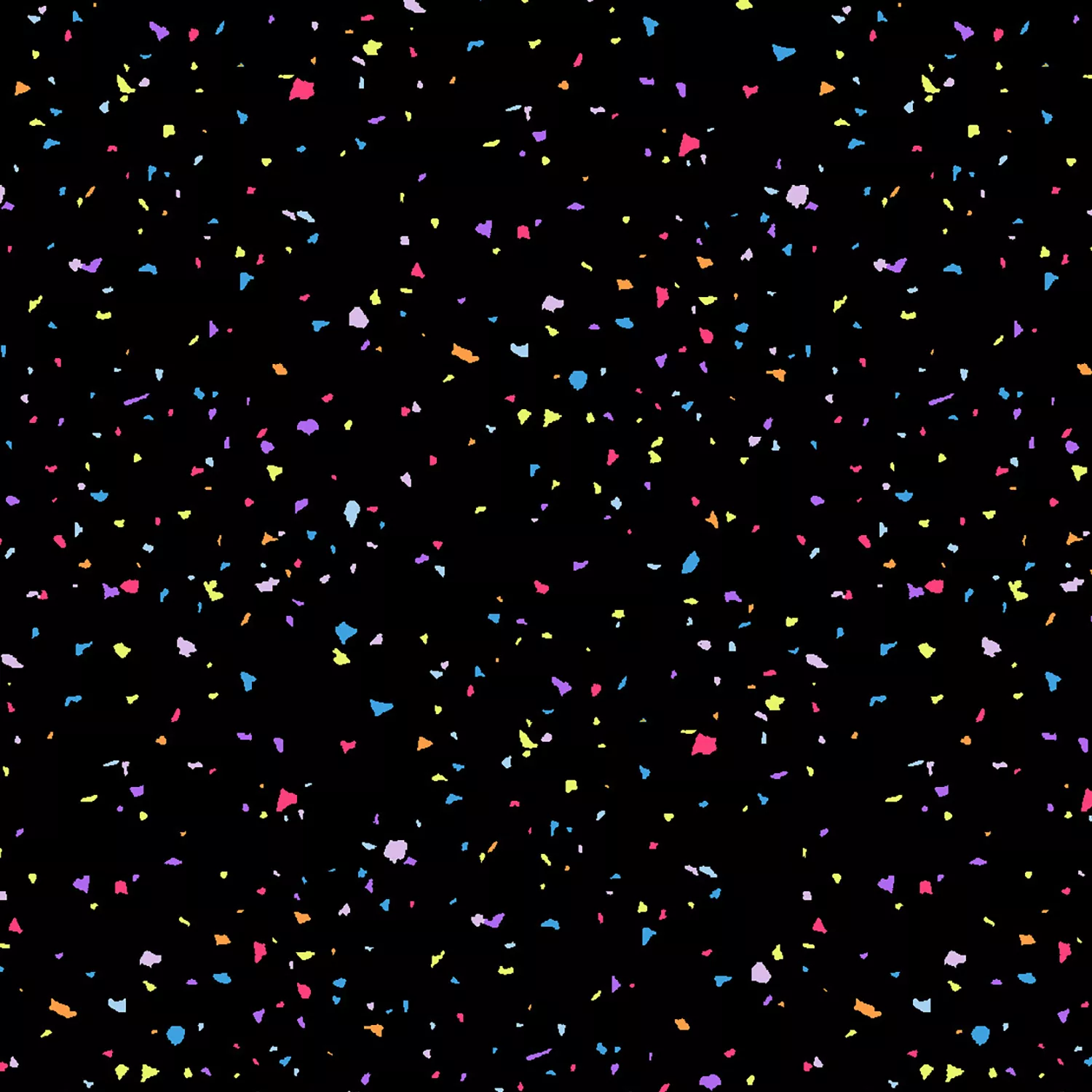 Confetti - Multi on Black - RJR Basics
