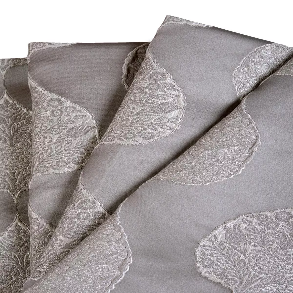 ‘Cordata’ Fabric by the Yard (Pale Gray)