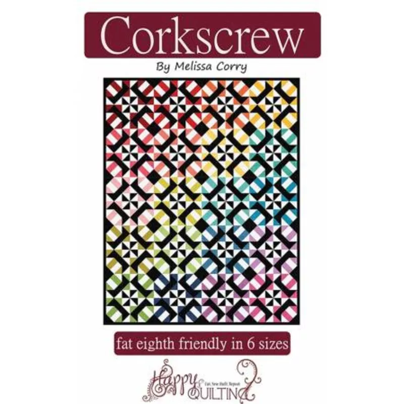 Corkscrew Quilt Pattern by Melissa Corry