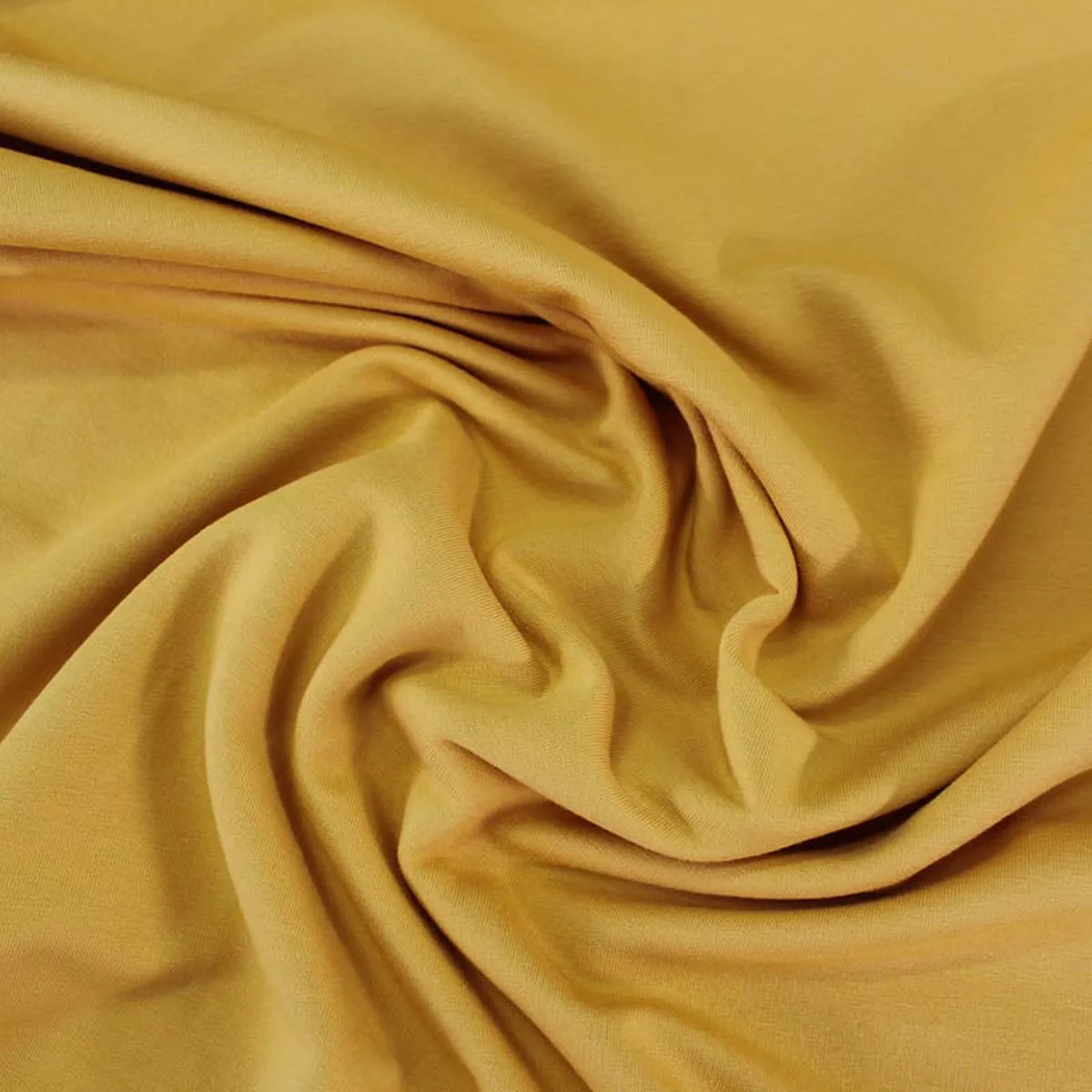 Cotton Elastane Brushed Back Sweatshirt – Mustard Yellow