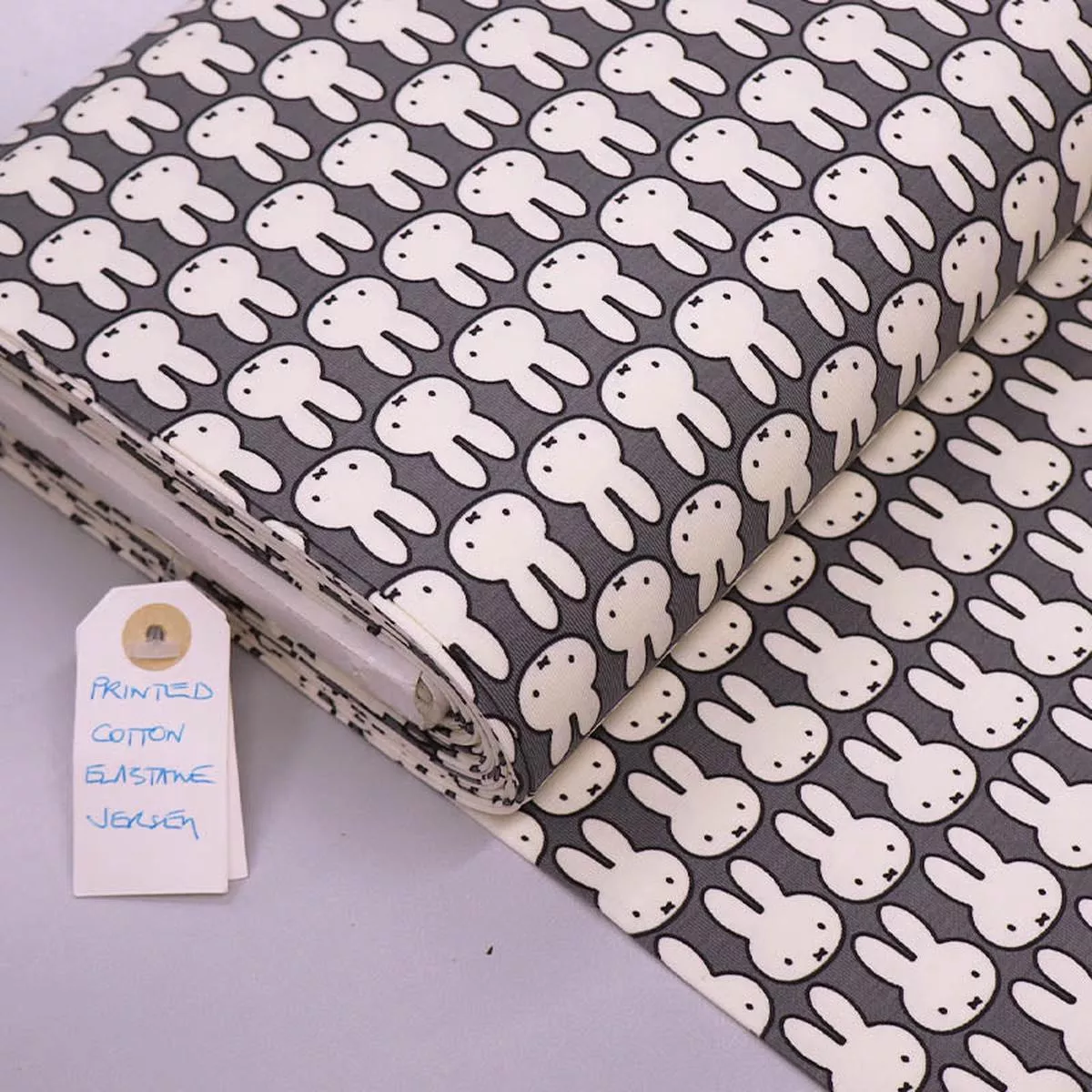Cotton Elastane Jersey – Grey – Miffy