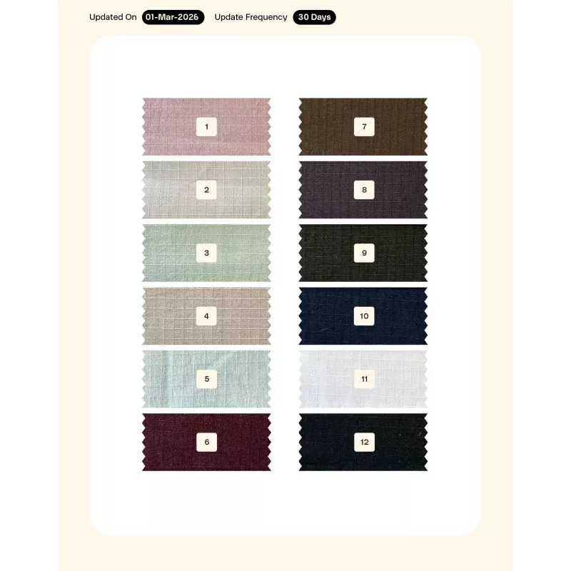 Cotton Rib Stop Dobby Mill Dyed Fabric 57″
