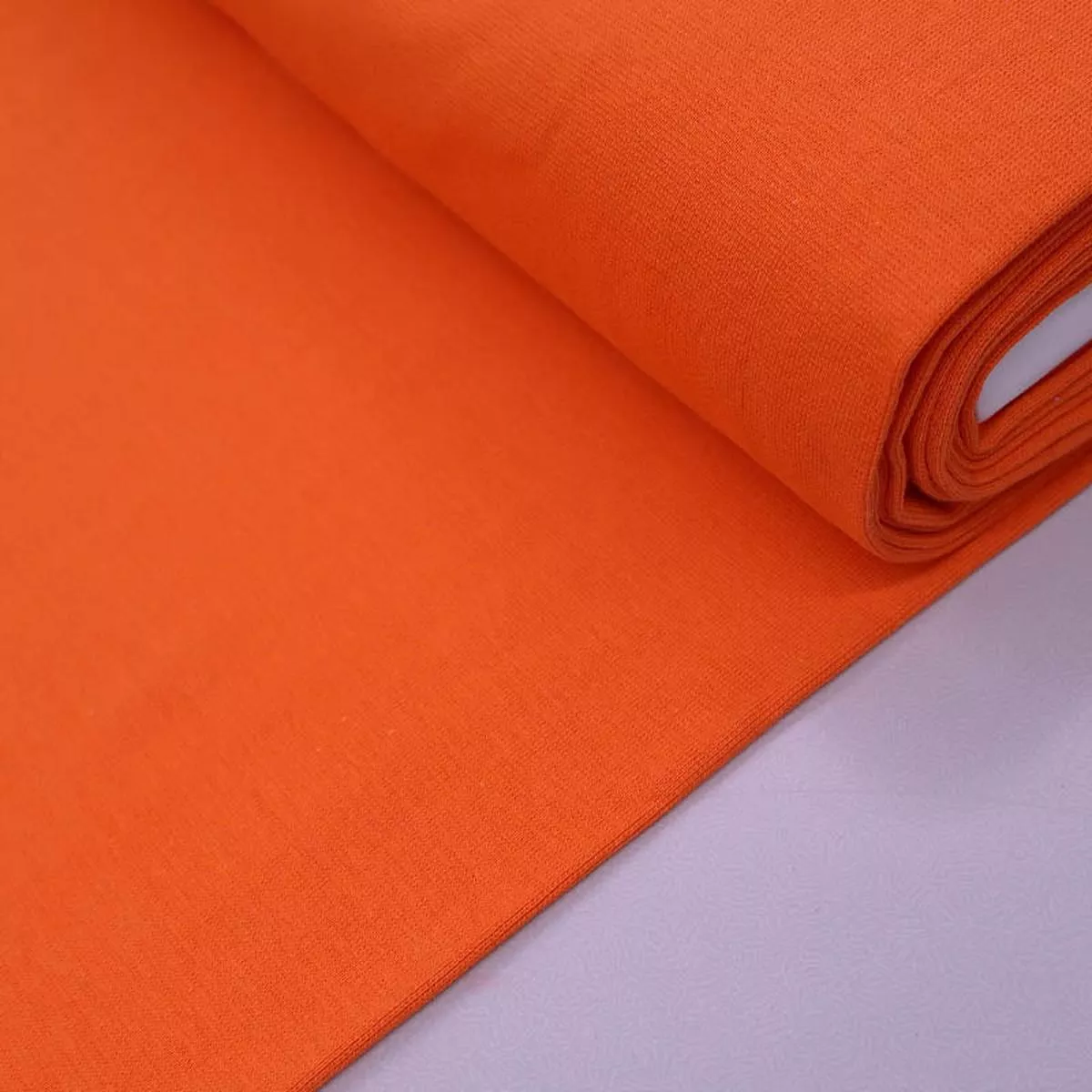 Cotton Rich Ribbing – Orange